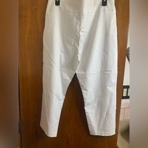Alfani size 16 white pants. Length 32 excellent condition.  Smoke free home